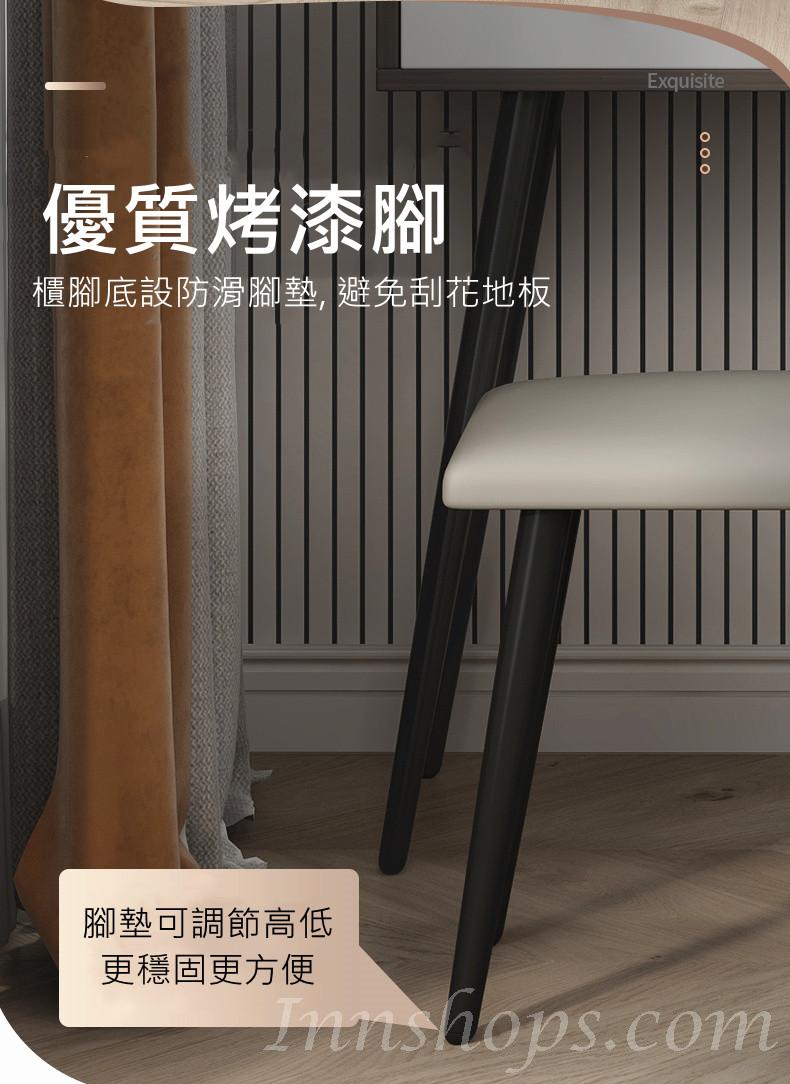 時尚系列 輕奢ins風伸縮梳妝台現代簡約小型化妝桌 *60/80cm (IS7685)