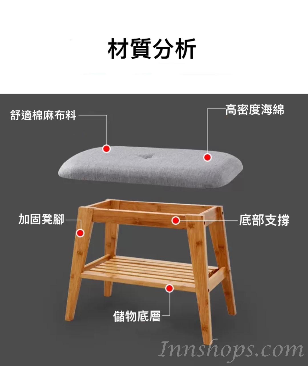 楠竹學校傢俬布藝換鞋凳*60/90cm(IS7706)