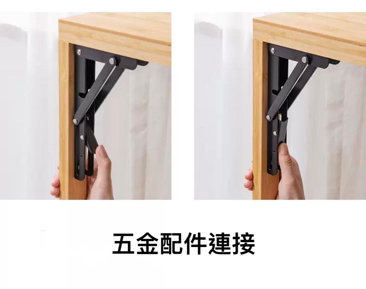 楠竹伸縮一體式折疊吧枱儲物櫃餐桌吧凳吧椅 (IS7765)