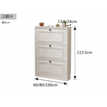 田園純白.象牙白系列 簿身鞋櫃*60/80/100/120CM (IS2120)