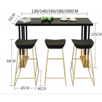 鐵藝系列 bar枱椅子*120cm/140cm/160cm/180cm/200cm  (IS4830)