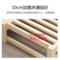 兒童多功能 松木實木折疊伸縮床梳化床兩用榻榻米單人床 (小朋友床 不包床褥)(IS6758)