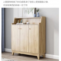 (陳列品 70CM 2門 $1699) 時尚實木生態板鞋櫃餐邊櫃儲物櫃 2門3門4門鞋櫃 *60/70/80/90/100/110/120/140cm(IS7088)