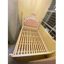 兒童傢俬系列 公主床 小朋友床 *4呎半/5呎/6呎 (不包床褥)(IS7505)