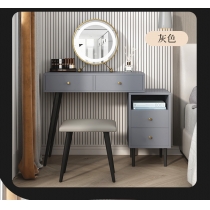 時尚系列 輕奢ins風伸縮梳妝台現代簡約小型化妝桌 *60/80cm (IS7685)
