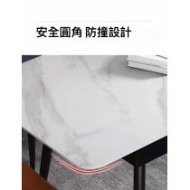 意式岩板(10mm)伸縮餐桌*100/120/130/150cm (IS7691)