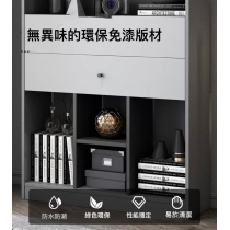 北歐多功能收納書櫃*100cm (IS7700)