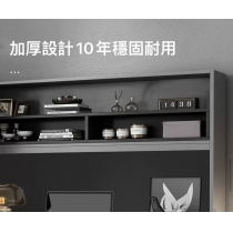 北歐多功能書櫃電腦枱*155.6cm (IS7701)
