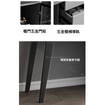北歐多功能書櫃電腦枱*155.6cm (IS7701)