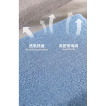 學校傢俬實木布藝換鞋凳梳妝凳床邊長椅子*84cm (IS7704)