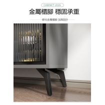 北歐電視櫃長虹玻璃儲物櫃小戶型客廳臥室收納櫃*120/140/160/180cm (IS7719)