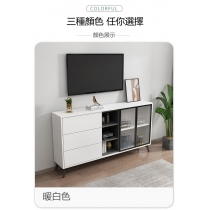 北歐電視櫃長虹玻璃儲物櫃小戶型客廳臥室收納櫃*120/140/160/180cm (IS7719)
