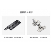 梳妝台收納櫃全身鏡一體小戶型多功能現代簡約化妝桌*50/90cm (IS7731)