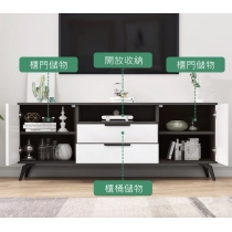 北歐摩登系列 多用途電視櫃 餐邊櫃 儲物櫃 *(120+100)/(140+100)/(160+100)cm (IS7737)