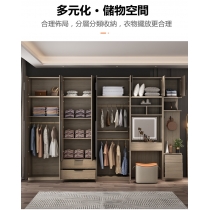北歐衣櫃梳妝台組合簡約現代儲物櫃環保實木多層板 80cm/120cm/160cm/200cm/240cm/40cm/60cm/100cm(IS7757)