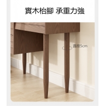 日式實木橡木系列  揭鏡收納多功能梳妝台化妝枱送妝凳 *80/100cm (IS7761)