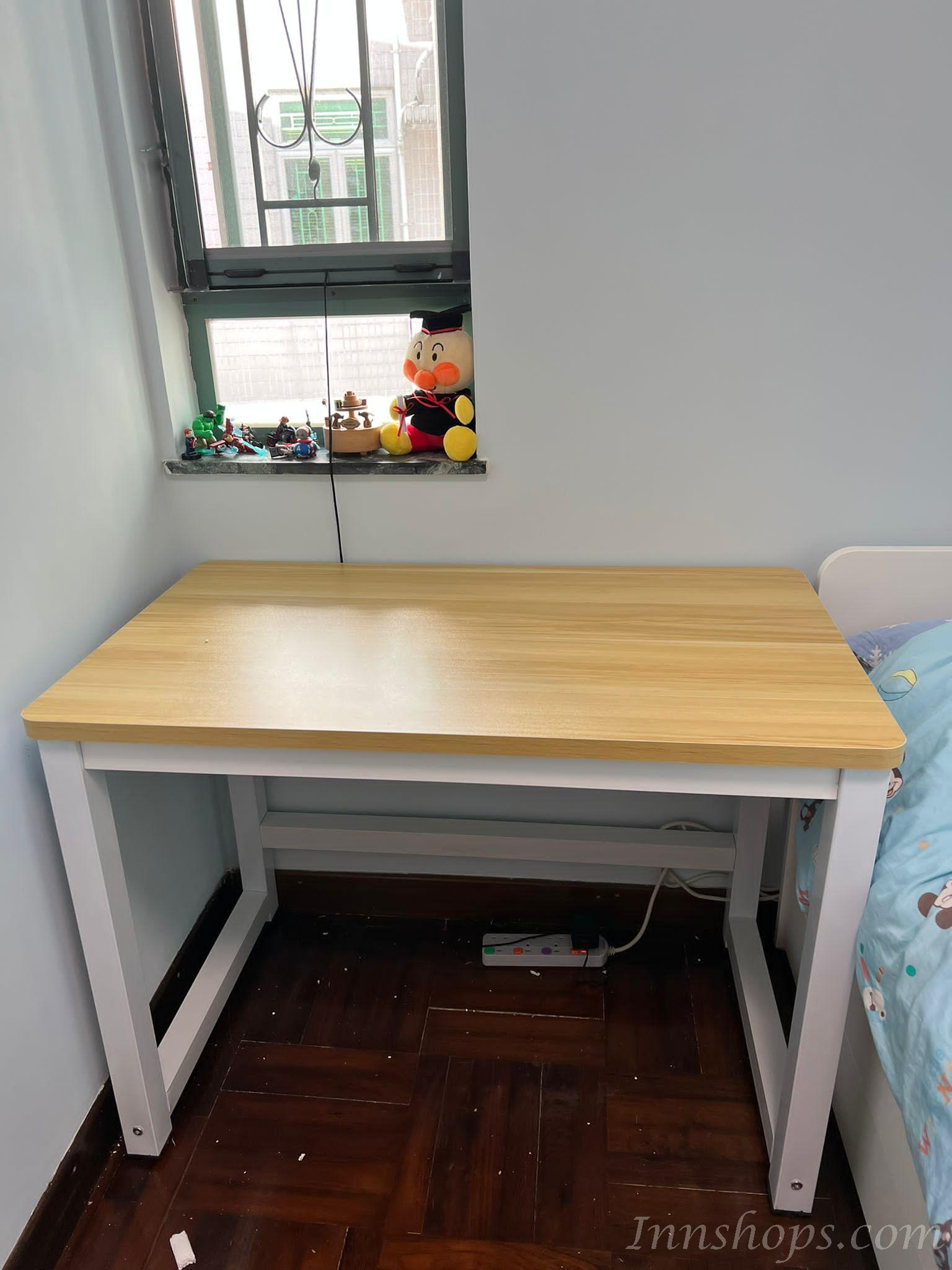 板式鐵藝現代 學校傢俱餐桌 書桌可自訂呎吋 80cm/100cm/120cm/140cm/160cm/180cm/200cm (IS5121)