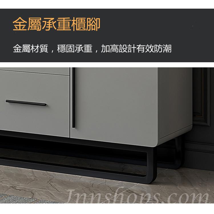 意式氣派系列 白/灰 餐邊櫃 *140/160cm (IS6918)