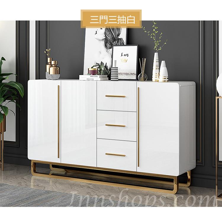 意式氣派系列 白/灰 餐邊櫃 *140/160cm (IS6918)