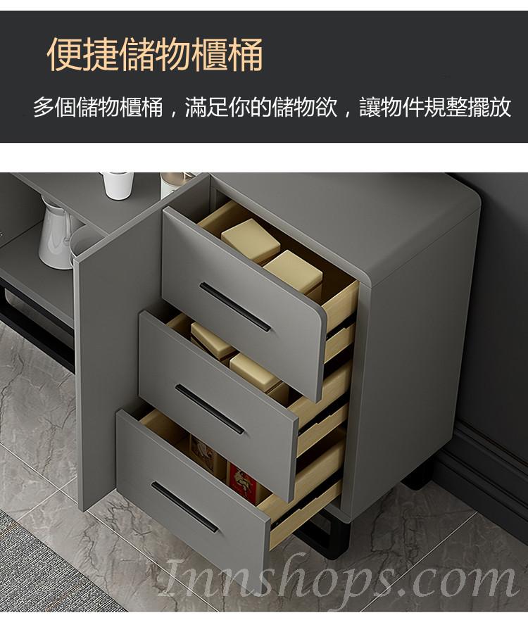 意式氣派系列 白/灰 餐邊櫃 *140/160cm (IS6918)