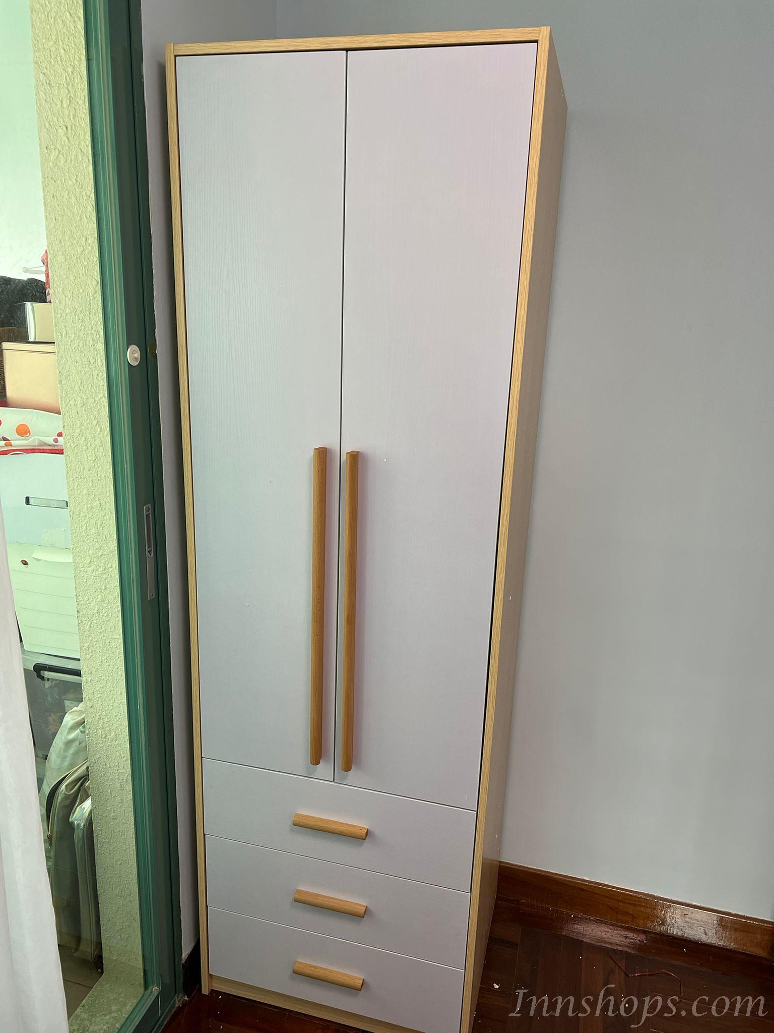 時尚系列 雙門衣櫃　*60cm  (IS7501)