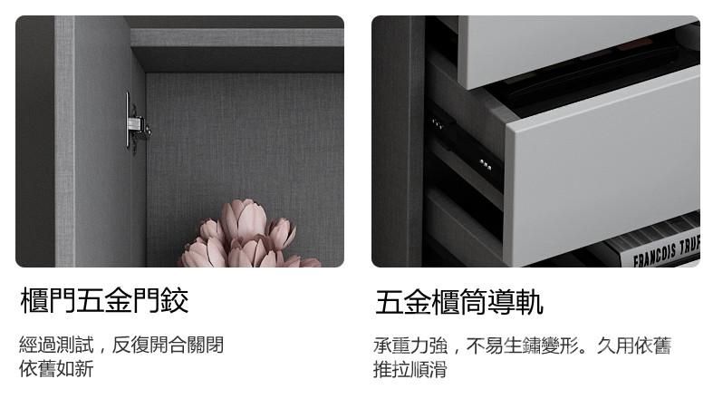 北歐梳妝台儲物全身鏡小戶型收納化妝桌送妝凳(IS7794)