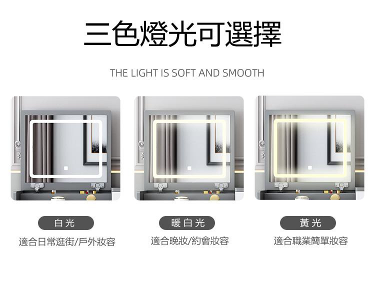 北歐系列小戶型化妝枱揭鏡梳妝台60/70cm 送妝凳(IS7847)