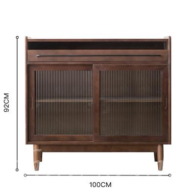 芬蘭松木系列實木餐邊櫃茶水櫃原木儲物櫃窄型置物櫃*60cm/75cm/100cm（IS7865）