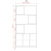 北歐格調系列屏風櫃 80cm/90cm/100cm/110cm/120cm (IS1201)