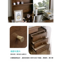 日式實木橡木 可伸縮梳妝台 送妝凳*125cm (IS1651)