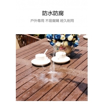 戶外傢俱 學校傢俱塑木桌椅套裝 160cm *一桌6椅(IS3190)