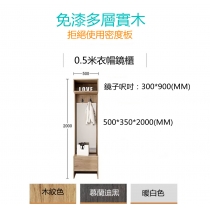 北歐品味鞋櫃一體玄關家用門口大容量儲物隔斷櫃衣帽鏡櫃(IS5860)