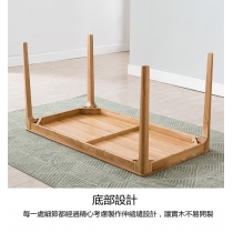 北歐實木系列 白橡木長方形餐桌椅組合*120cm/140cm/160cm  (IS6032)