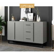 意式氣派系列 白/灰 餐邊櫃 *140/160cm (IS6918)