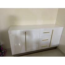 意式氣派系列 白/灰 餐邊櫃 *140/160cm (IS6918)