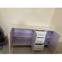 意式氣派系列 白/灰 餐邊櫃 *140/160cm (IS6918)
