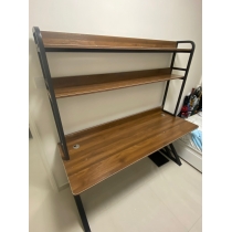 時尚學校傢俬 書台電腦桌 書桌連書架 80cm/100cm/120cm/140cm/160cm (IS7577)