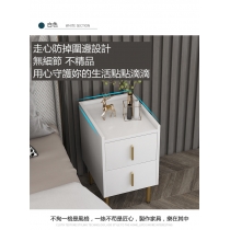 簡約現代輕奢迷你小型床頭櫃 （IS7769)