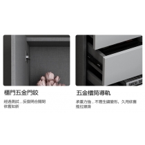 北歐梳妝台儲物全身鏡小戶型收納化妝桌送妝凳(IS7794)