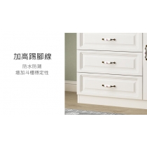 田園純白.象牙白系列 歐式 儲物櫃 電視櫃 *100cm (IS7803)