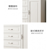 田園純白.象牙白系列 歐式 儲物櫃 電視櫃 *100cm (IS7803)