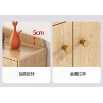 北歐系列 木門鞋櫃日式家用門口玄關櫃大容量雙面實木免漆板隔斷櫃 *100/120/140/159cm (IS7832)