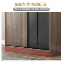 北歐摩登系列  趟門衣櫃/衣櫃頂櫃邊櫃組合80/100/120/140/160/180/200/220/240cm（IS7862）