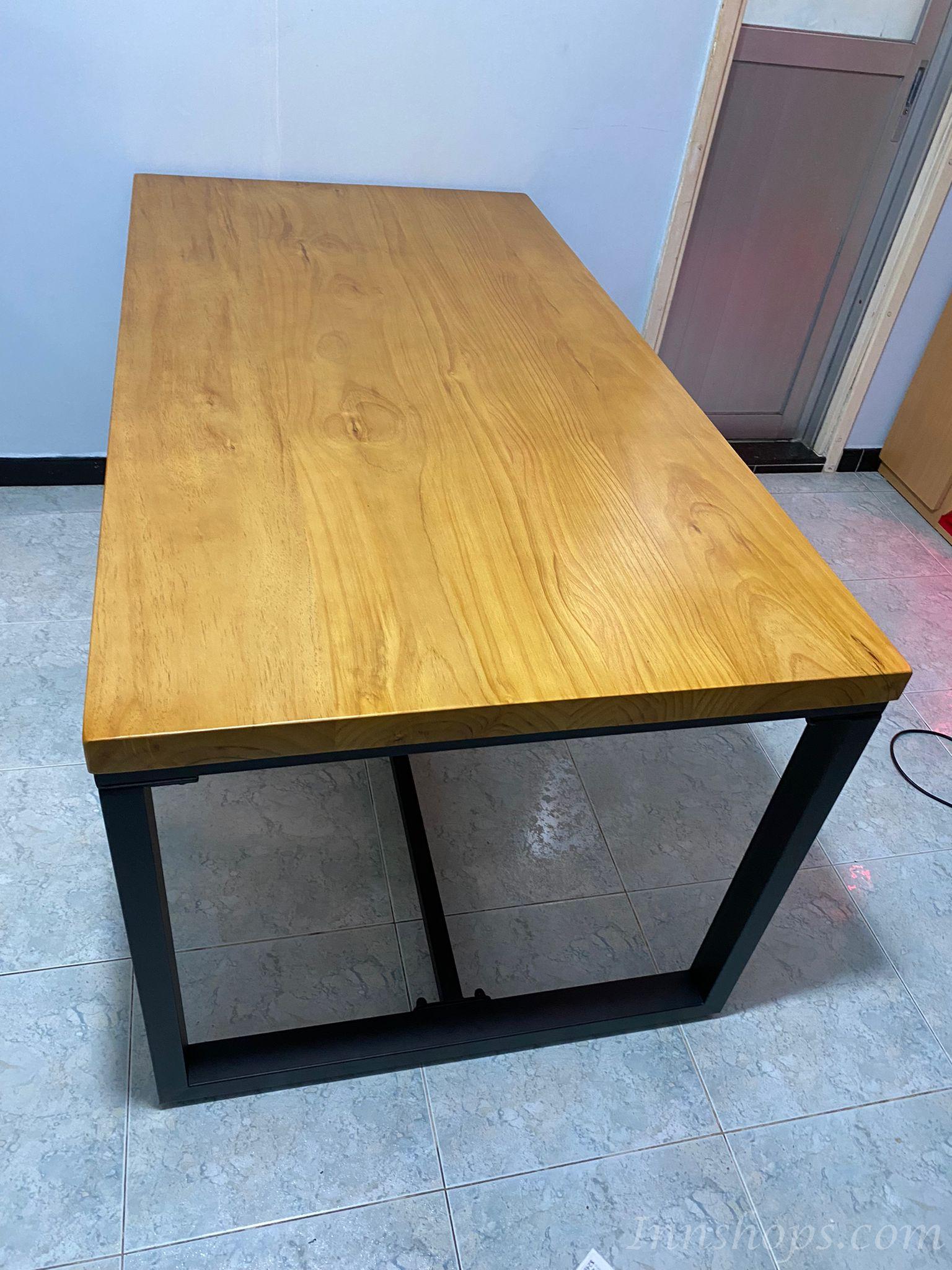學校傢俱 實木厚身餐枱 書桌可訂造 120cm/130cm/140cm/150cm/160cm/180cm (IS3935)