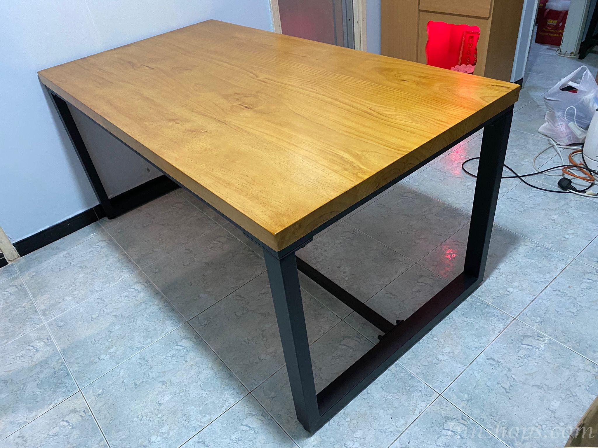 學校傢俱 實木厚身餐枱 書桌可訂造 120cm/130cm/140cm/150cm/160cm/180cm (IS3935)