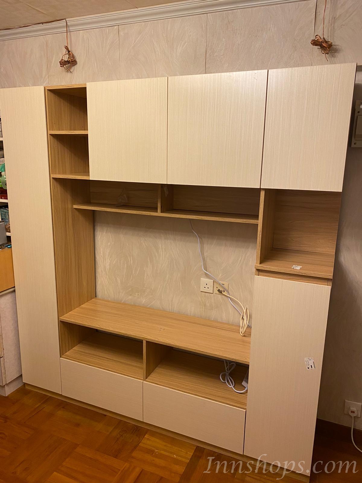 訂做 電視櫃組合 邊櫃 儲物櫃 (IS6827)