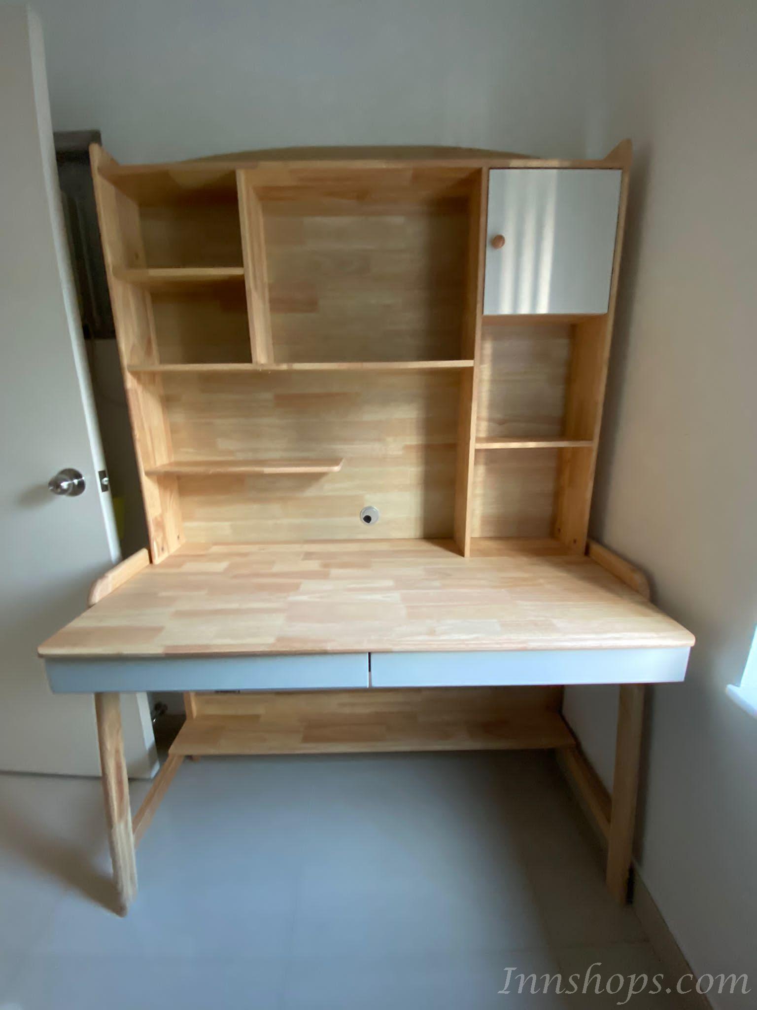 日式橡木電腦枱書枱*106/126/146cm (IS7713)