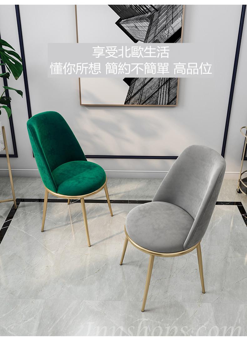 北歐餐椅現代簡約家用靠背椅咖啡餐桌椅創意休閑椅子(IS7927)