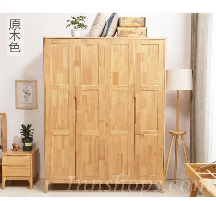 日式全實木橡木衣櫃/加頂櫃 82.5cm/120cm/160cm/200cm（IS7932）