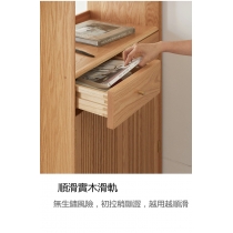 北歐實木紅橡木系列 屏風隔斷置物架玄關櫃鞋櫃*50/75cm（IS7872）